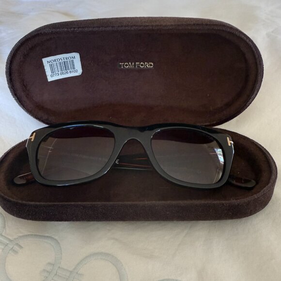 Tom Ford SNOWDON Sunglasses FT0237 05B Black - Picture 8 of 10